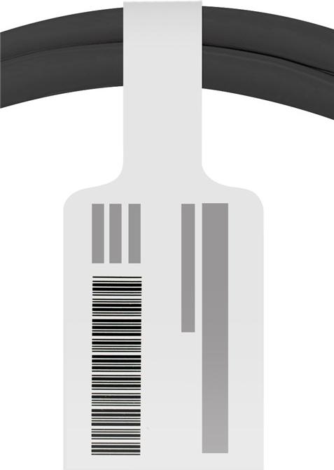 60x Goobay 75739 USB-C™ textilný kábel, 60 W, Power Delivery, 1,5 m, čierny,sivý, 1,5 m, čierno-sivý - USB-C™ konektor > USB-C™ konektor
