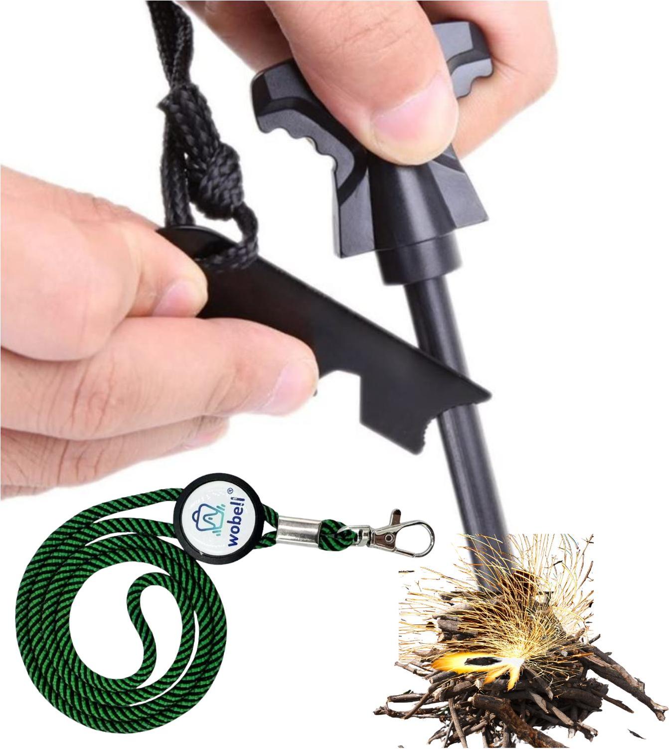 MONA Militärisches Magnesium-Kippzündholz entzündet ein Feuer