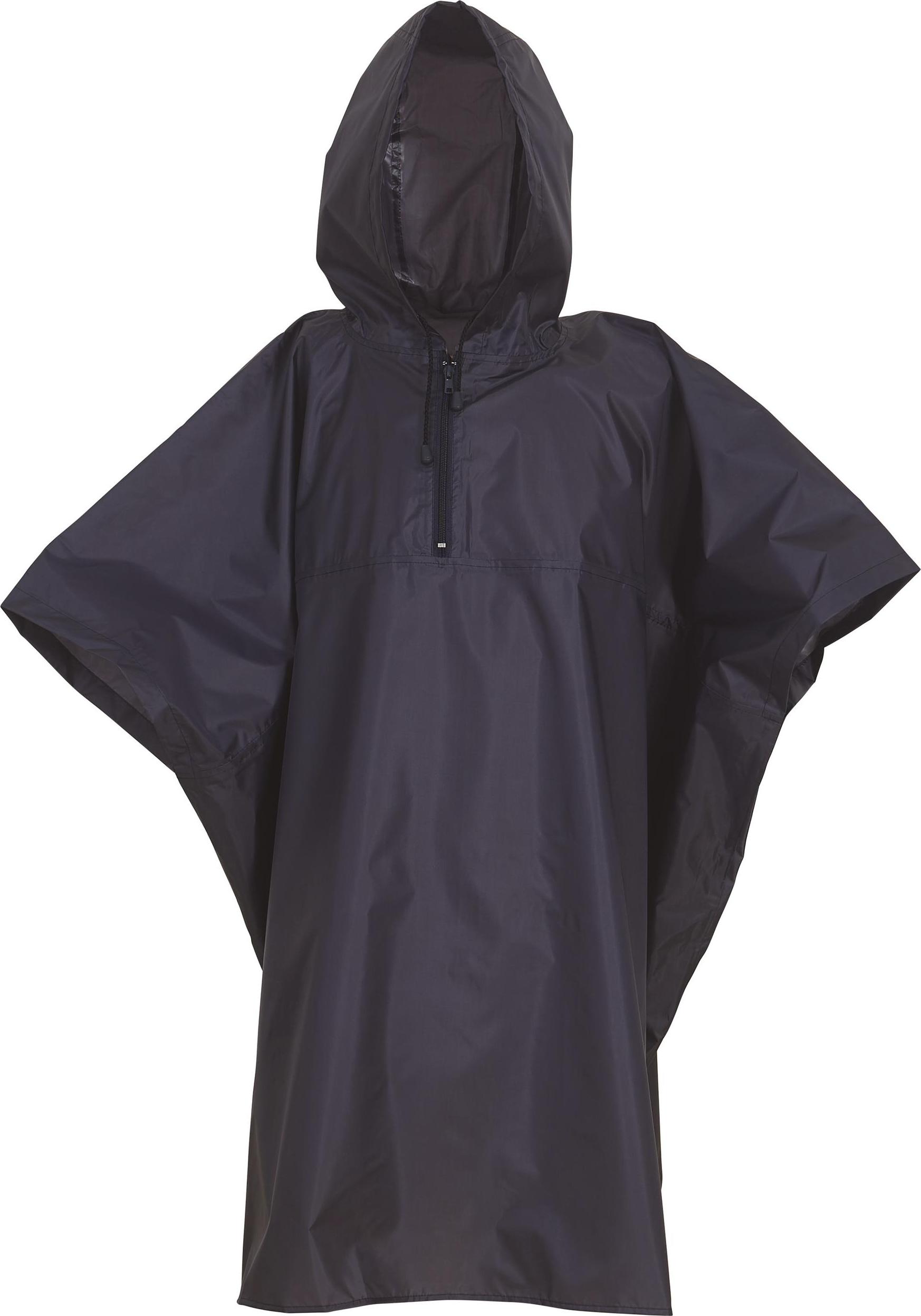 YOKO Poncho Leichtgewicht mit verschweißten Innennähten und 1/4-Reißverschluss YHVS470_58894_58886
