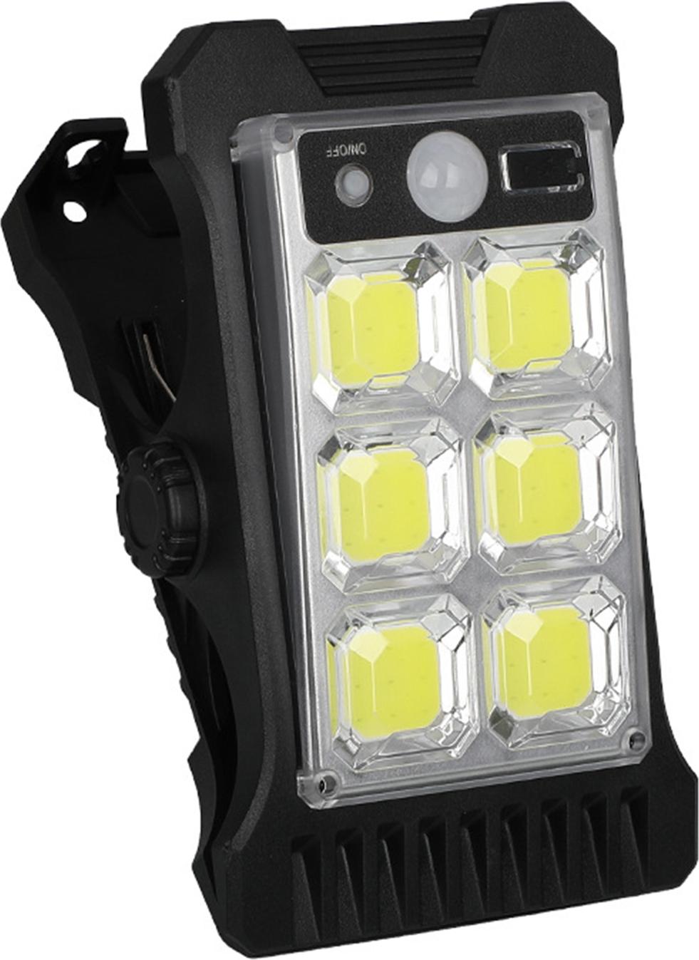 Vonkajšie solárne nástenné svietidlo Patio LED nočné svetlo Plot Clip Light so zabudovanou batériou Doprava Vysoká rýchlosť fotoelektrickej konverzie Nabíjanie USB Ľudský senzor Clipable Hookable Wall Mountable Širokouhlé osvetlenie 3 režimy osvetlenia