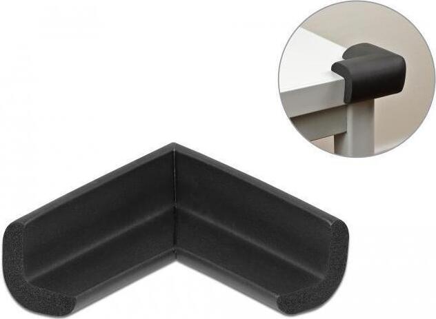 Delock Foam - Kantenschutz - Schwarz 18397