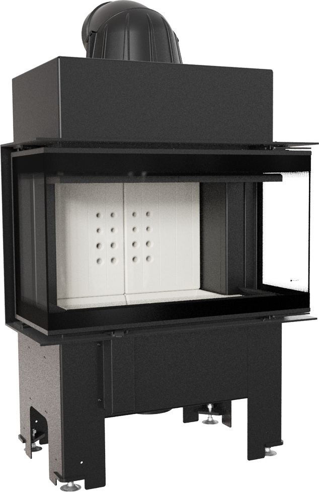 Oceľový krb KRATKI NBC 680/280 ľavý pravý 7 kW Ø 160