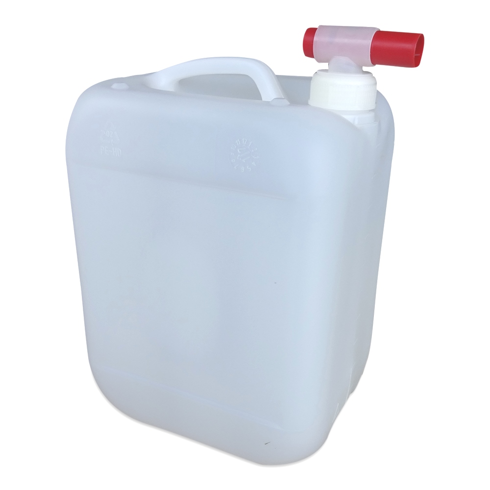 3 x 10 Liter 10 L Trinkwasserkanister Kunststoffkanister dicht natur Neu DIN45 
