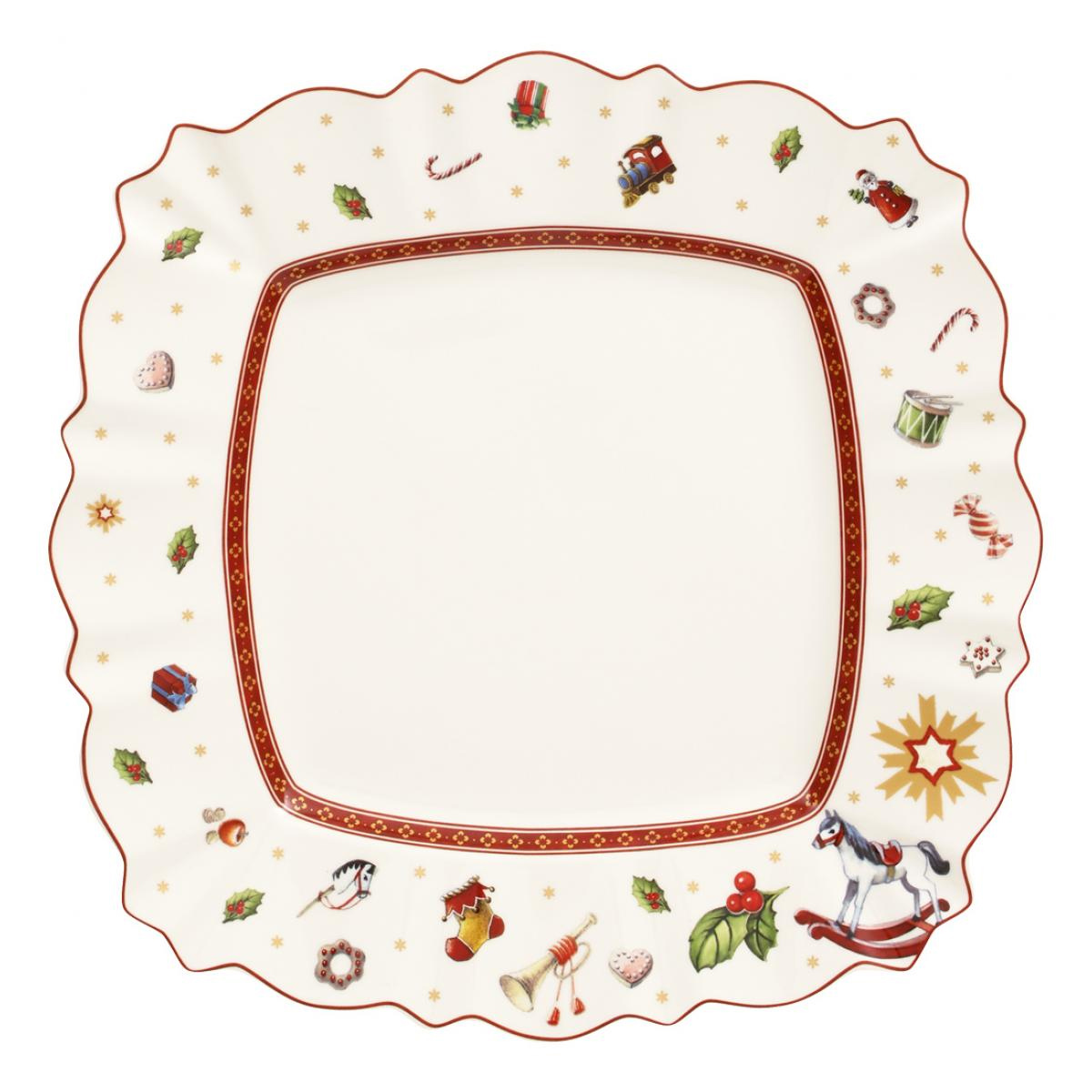 Villeroy & Boch Toy's Delight Assiette Plate Carrée Blanche