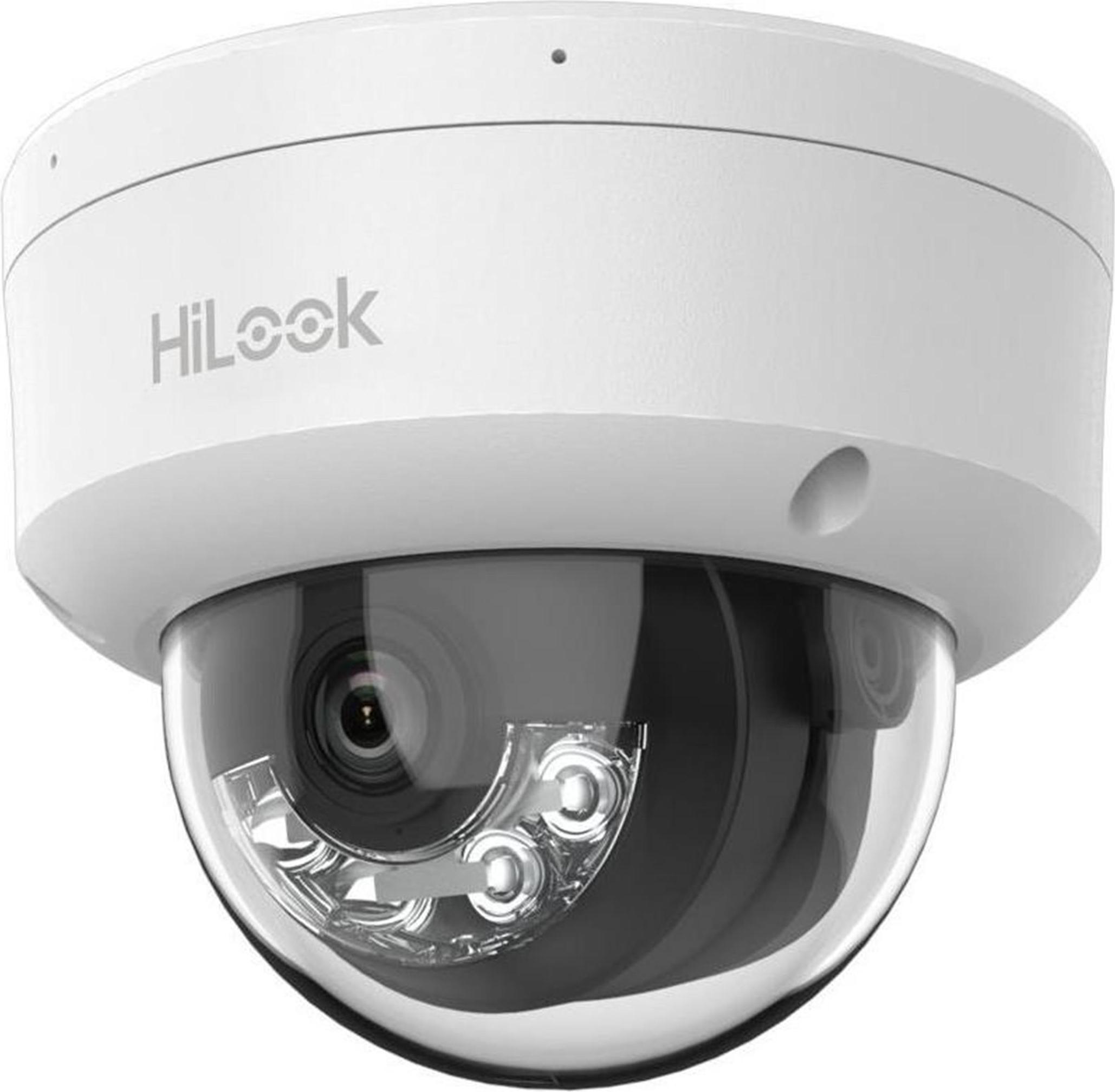 HiLook Powered by HIKVISION / IPC-D180HA-LU / Dome / 8Mpix / 2.8mm / Smart Hybrid Light / MD2.0 / IP67 + K08 / IR 30m