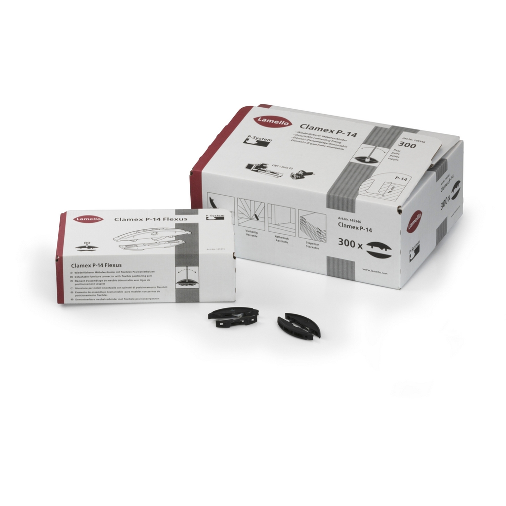 Lamello Clamex P Set 80 Paar Clamex P-14 Flexus + 300 Paar Clamex P-14 145319