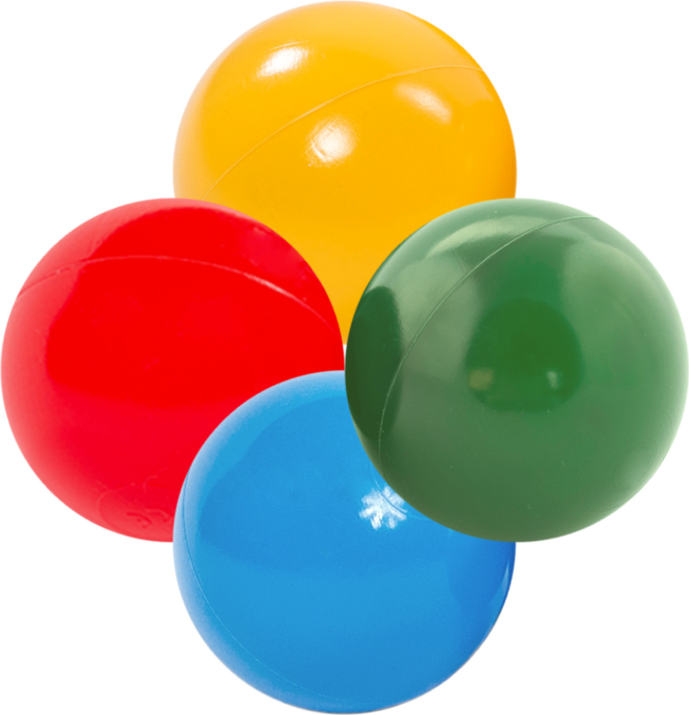 MISIOO Lot de 50 adorables balles pour piscine à balles 6 cm en plastique sûr non toxique résistant à l'écrasement - Couleur menthe - Jouet pour bébé à partir de 1 an