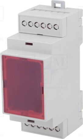 TNE 1x Gehäuse: für DIN-Schiene X: 36,3mm Y: 90,2mm Z: 57,5mm grau D2MG-IRC Gehäuse _1GH_D2MG-IRC