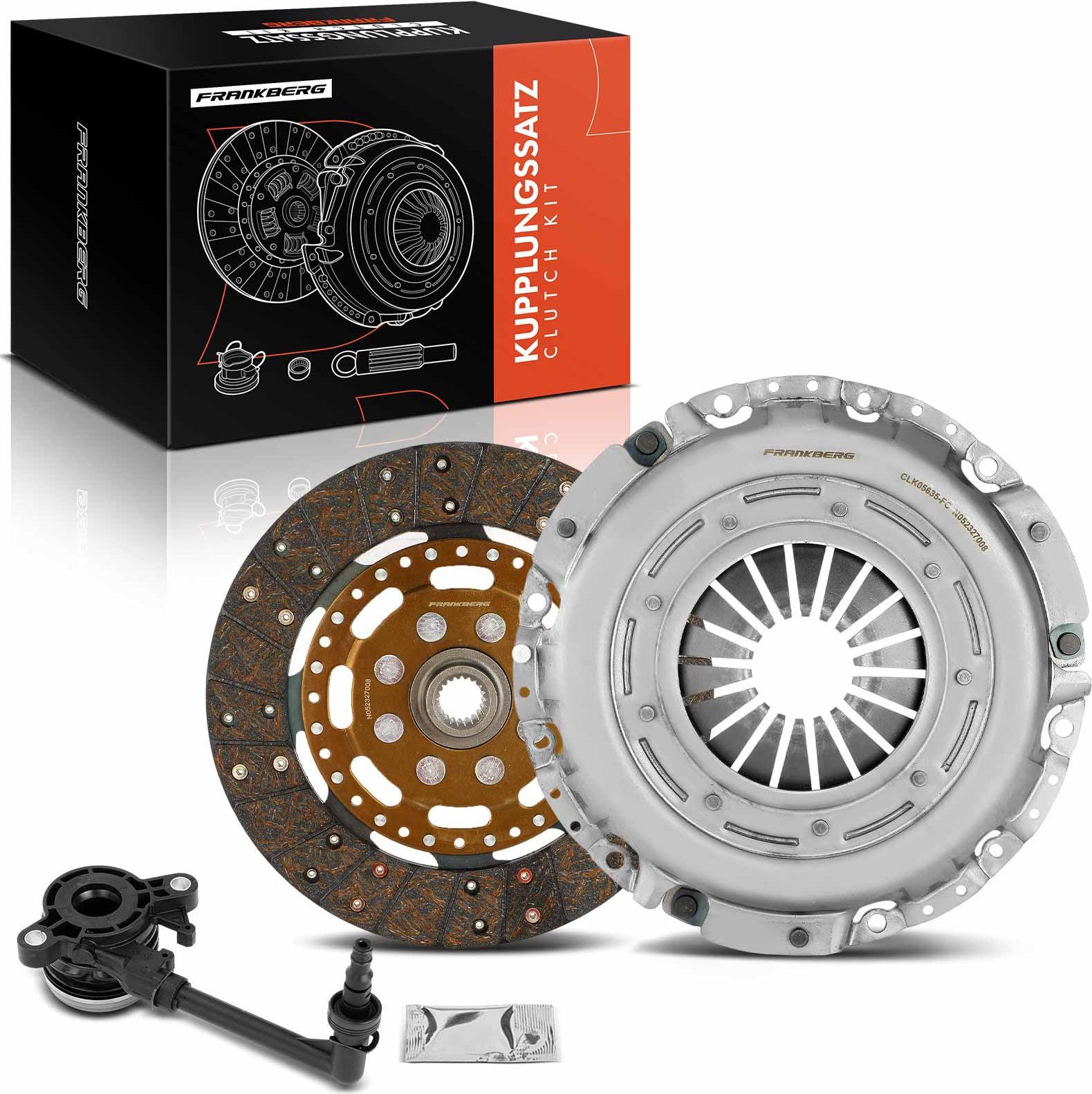 Frankberg 1x Kupplungssatz für Nissan Qashqai +2 I J10 JJ10E NJ10 X-Trail T31 Renault Koleos I HY 2.0L