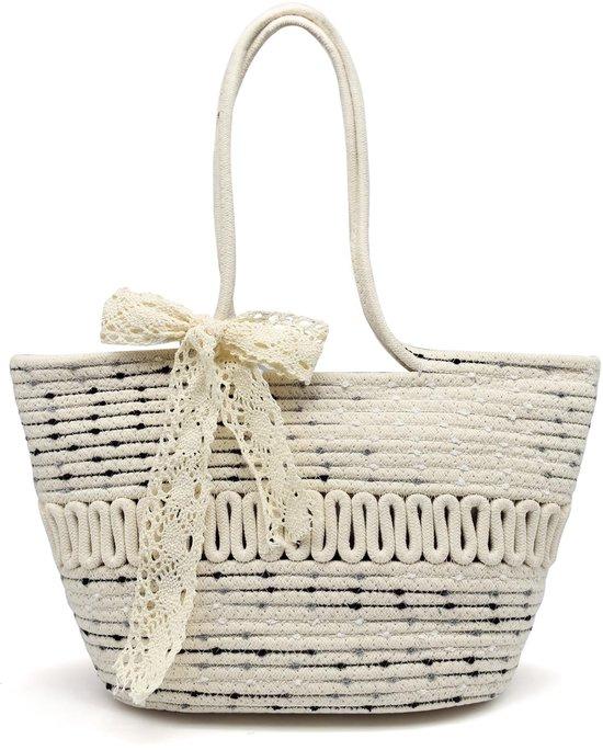 OEM Gewobene Sommer-Tasche aus Katoen mit Reißverschluss 2026