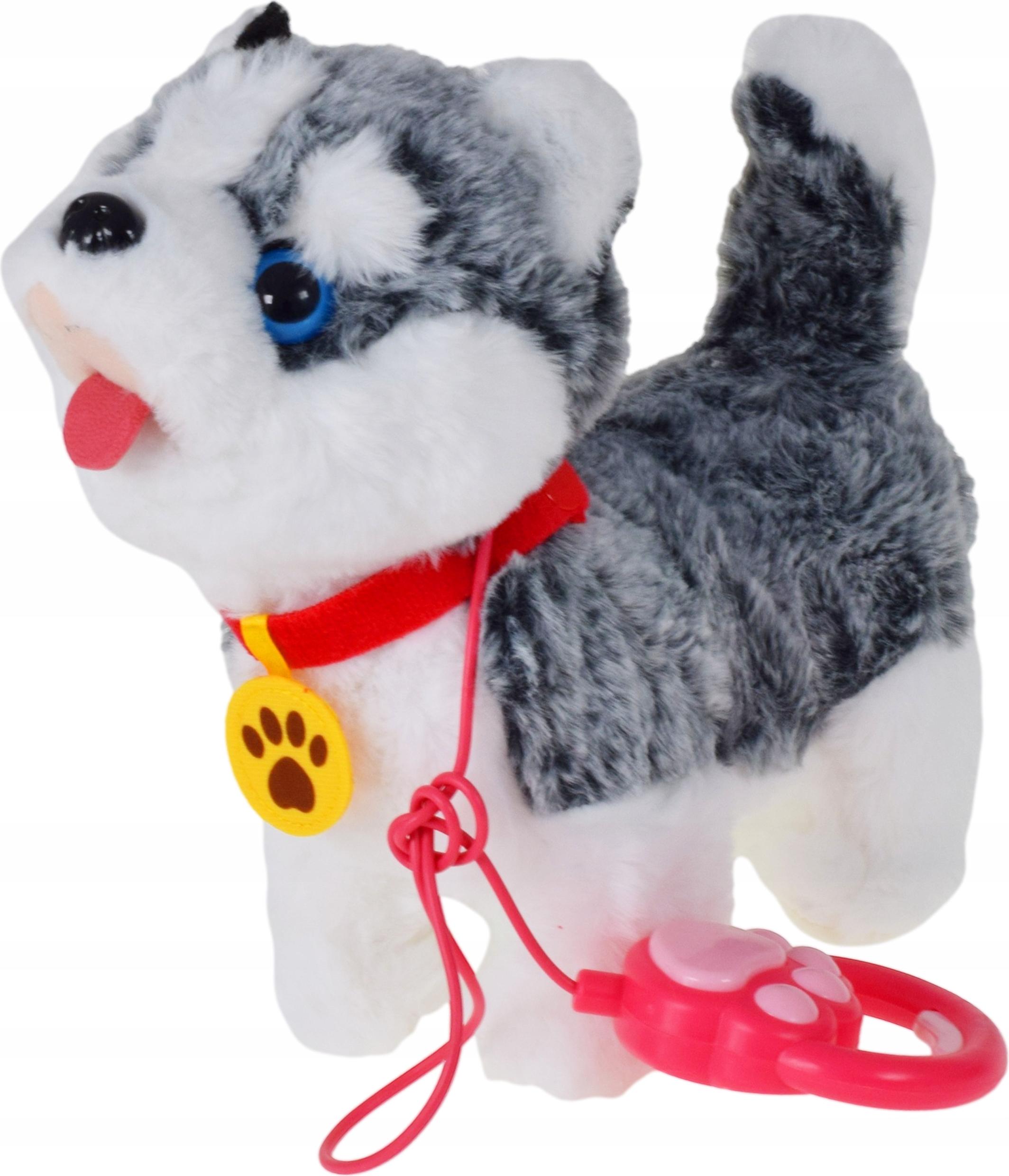 SklepLolki Lolex | Interaktiver Hund - 30 cm - Beige - Realistische Bewegungen - Für Kinder ab 3 Jahren