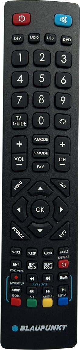 Original TV Fernbedienung für Blaupunkt 32/148OGB11BEGPUK Fernseher für alle Blaupunkt LED-32/148OGB11BEGPUK-NEW