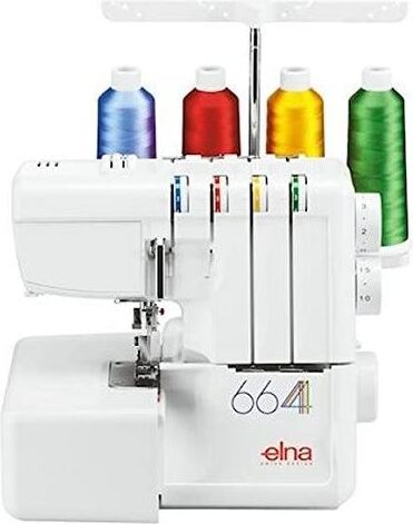 ELNA 664 eXtend inkl.Starter-Kit mit 16 Konen Overlockgarn EL-OV664