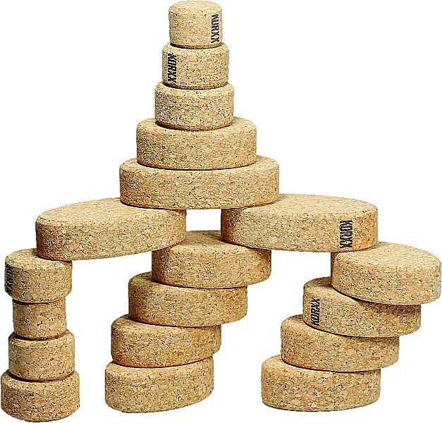 2gether Korxx kreis- und ovalförmige Bausteine 70 Stk.