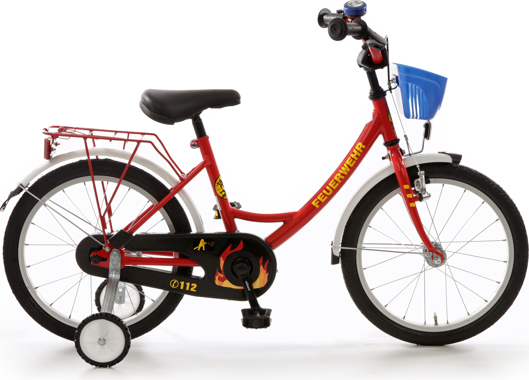 Bachtenkirch-Interbike Kinderfahrrad FEUERWEHR 18 Zoll 434-FW-06