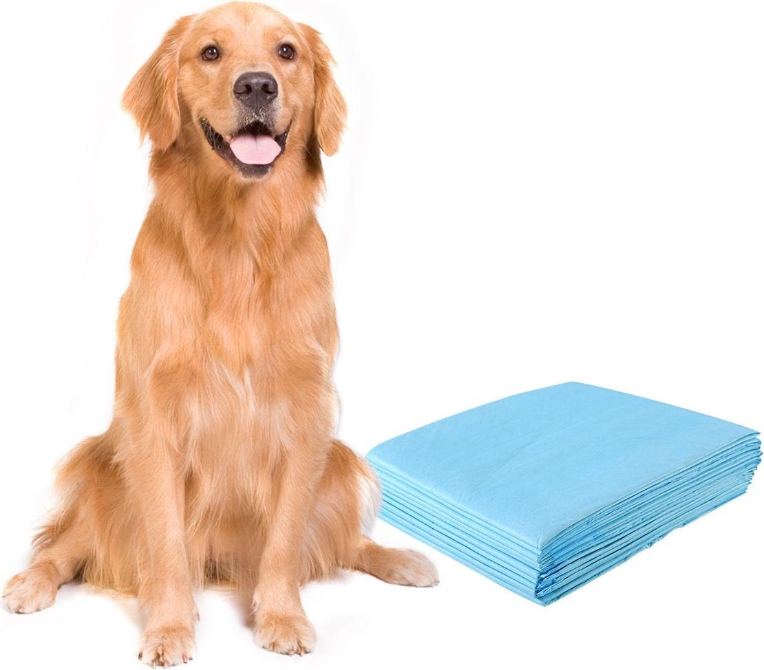 Northix Welpen-Trainingsunterlagen, 75x90 cm, 100er-Pack, auslaufsicher, 5-lagig