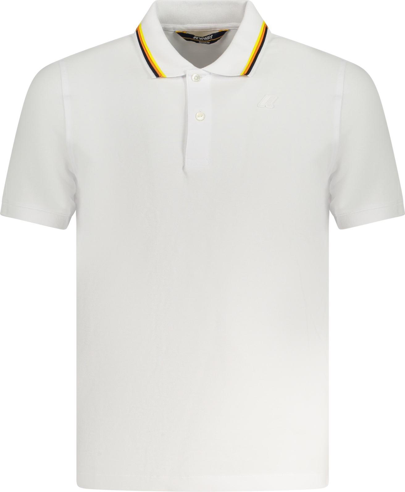 Herren Poloshirt K-WAY Weiß Farbe: Weiß, Größe: L