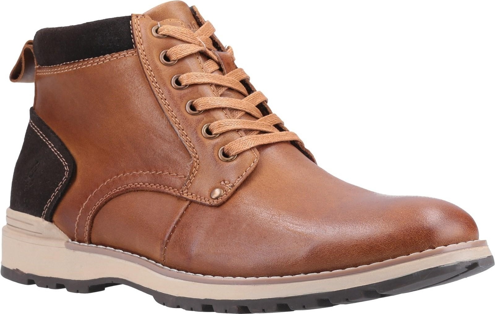Hush Puppies - Pánske topánky "Dean", kožené FS7647 (40,5 EU) (svetlohnedá)