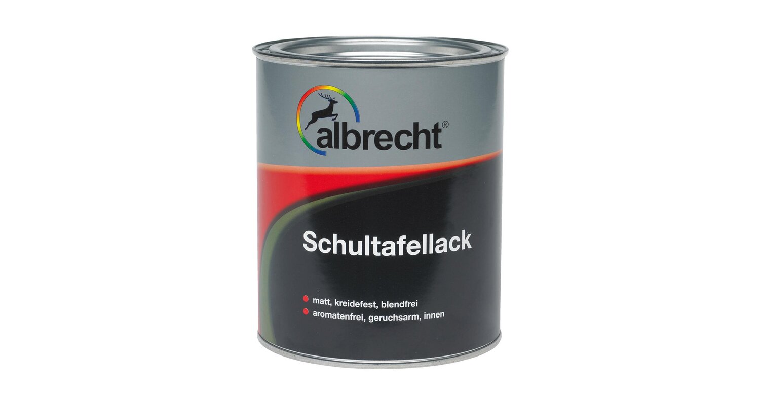 Lack Albrecht Albrecht Schultafellack 375 ml matt schwarz NEW-632