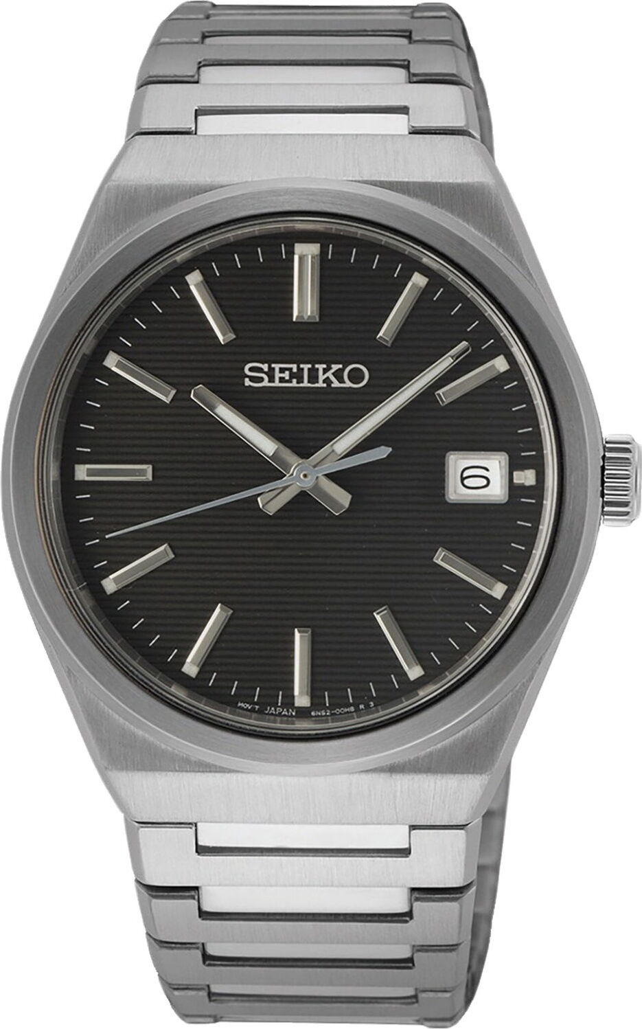 Seiko SUR557P1 Pánske hodinky Quartz Steel/Black