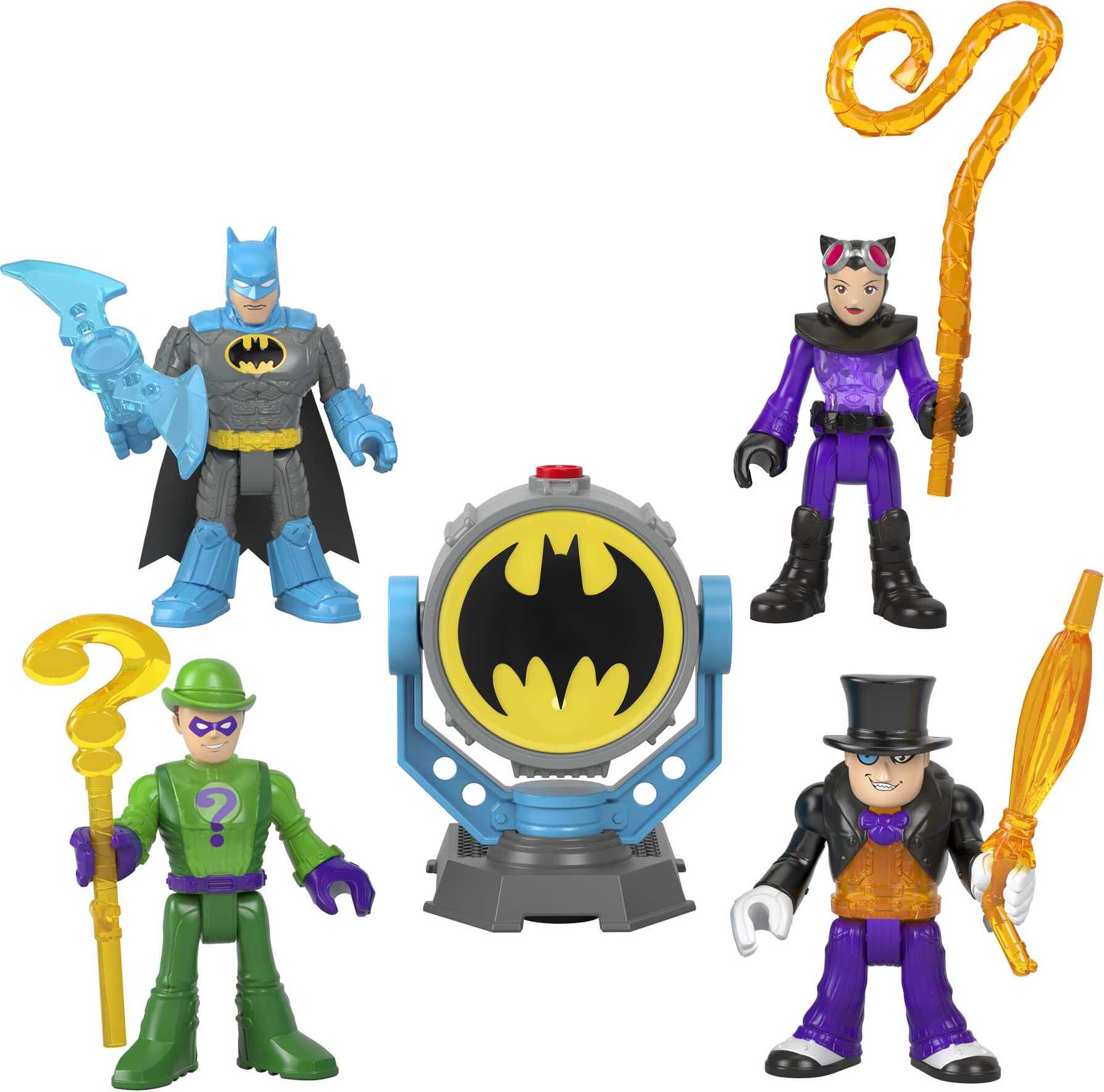 Imaginext Dc Super Friends Crime Alley Playset Fisher-Price Imaginext DC Super Friends Crime Alley Set With Figures