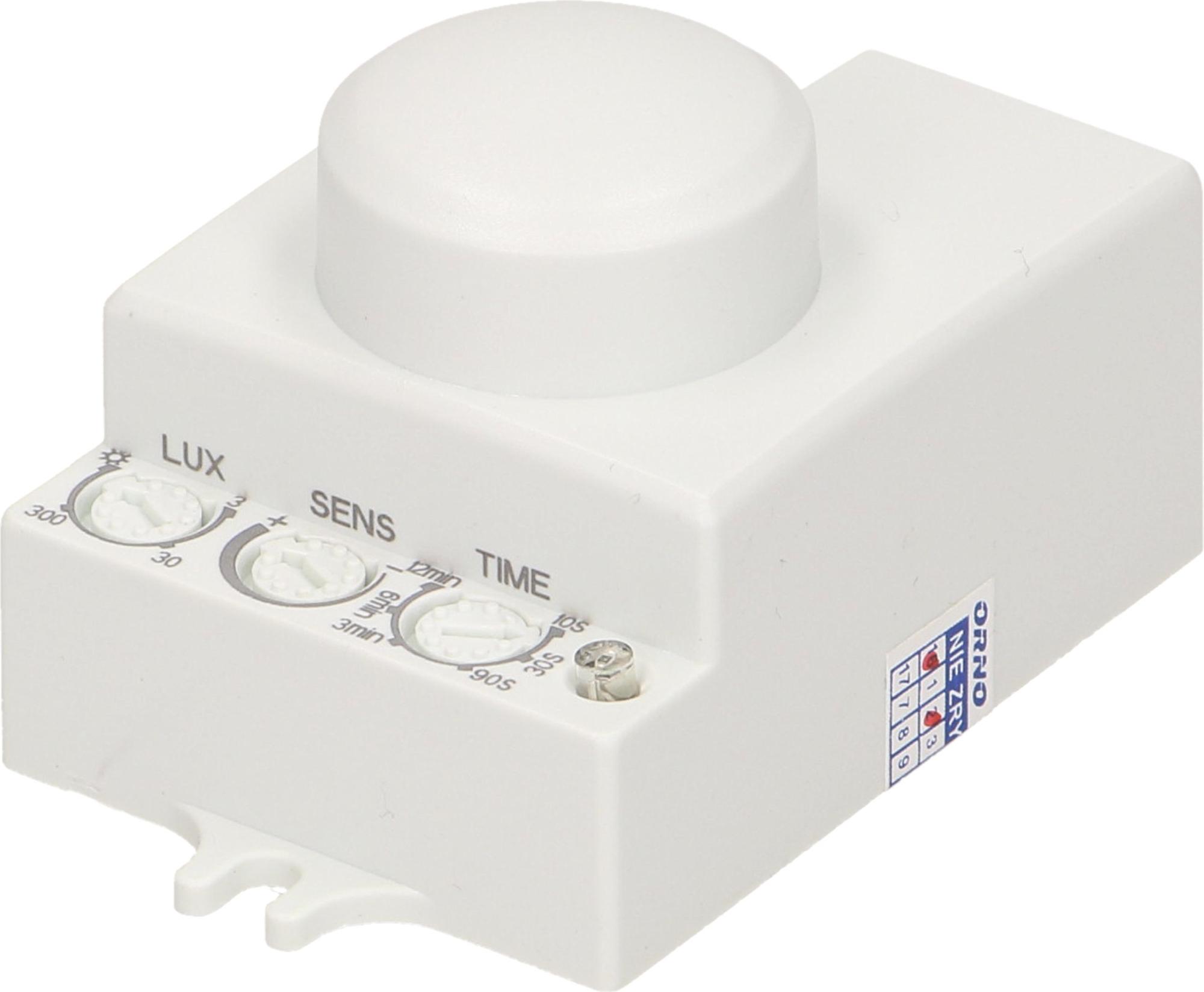 Orno | Mikrowellen-Bewegungsmelder OR-CR-216 - Weiß - 360° Erkennung - IP20 - LED-kompatibel
