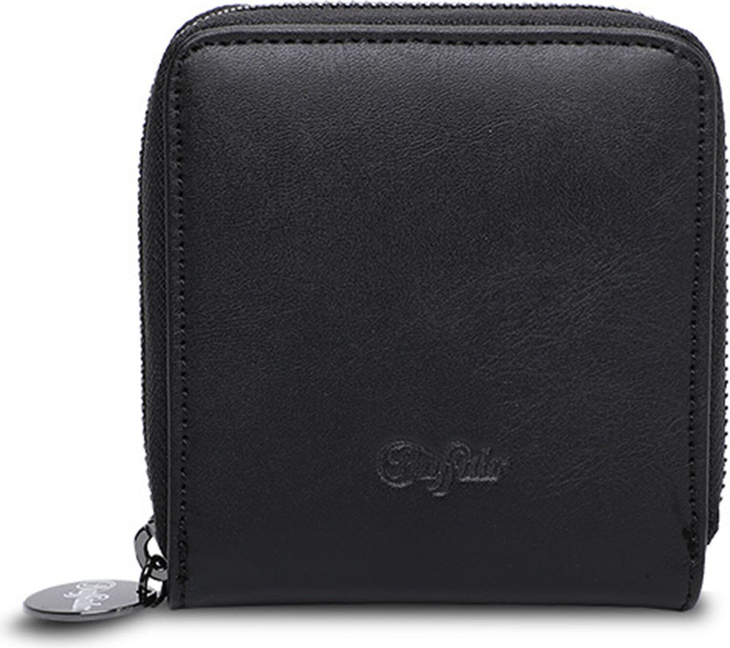 Buffalo Damen Handtasche Boxy Muse Black – Mit Abnehmbarem Schultergurt & Karabiner, Quadratisches Design