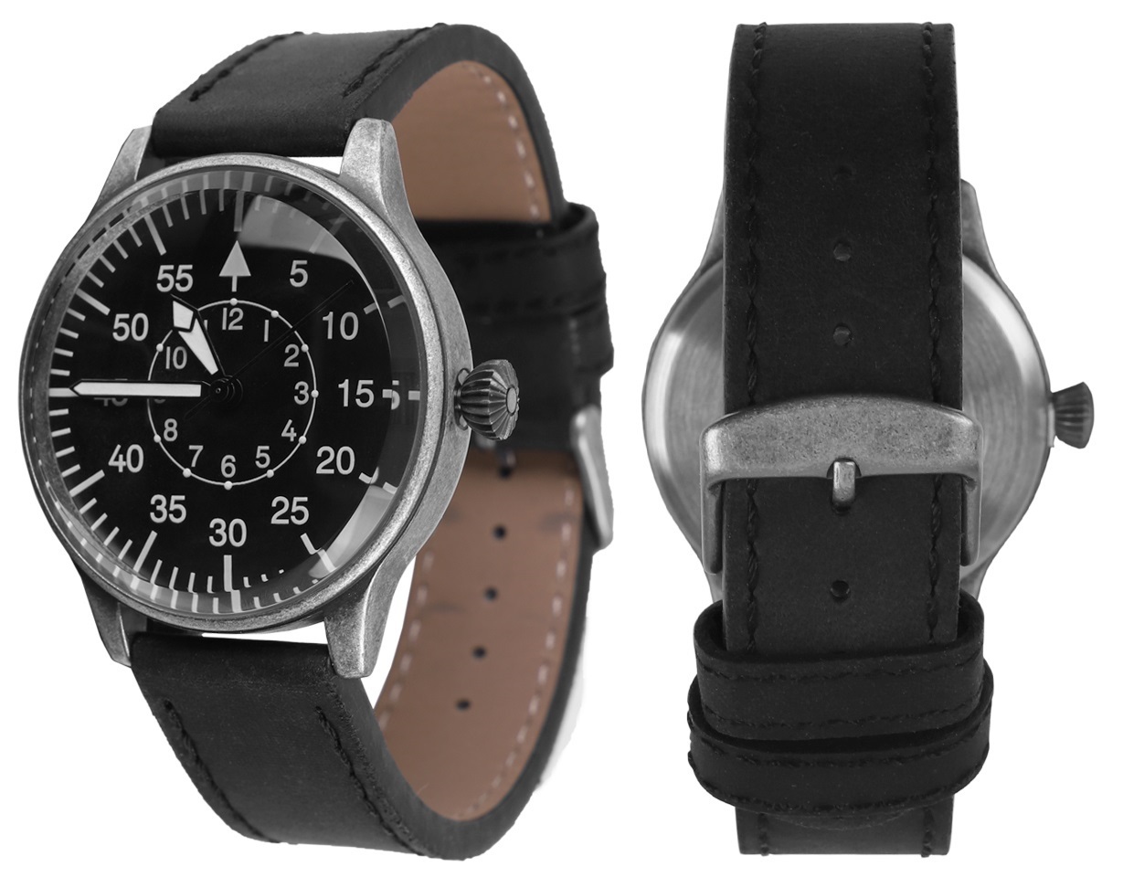 Pilotné hodinky Retro ME109 black