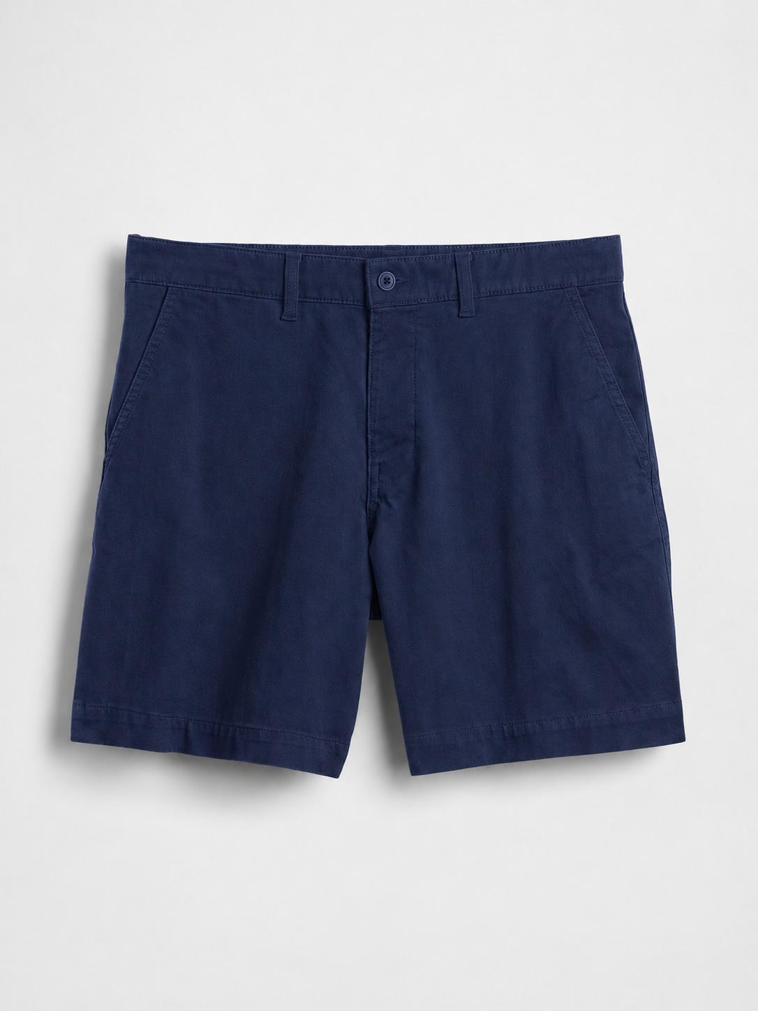GAP Herren Shorts, Dunkelblau, Größe 38, 18 cm Beinlänge, regenerative Baumwolle, lockerer Schnitt 889839-00__38