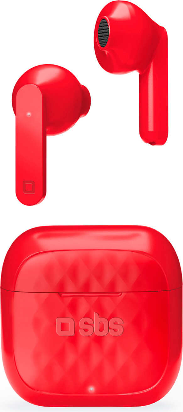 SBS TWS Air Free True Wireless Stereo (TWS) slúchadlá do uší na volanie/hudbu Červená