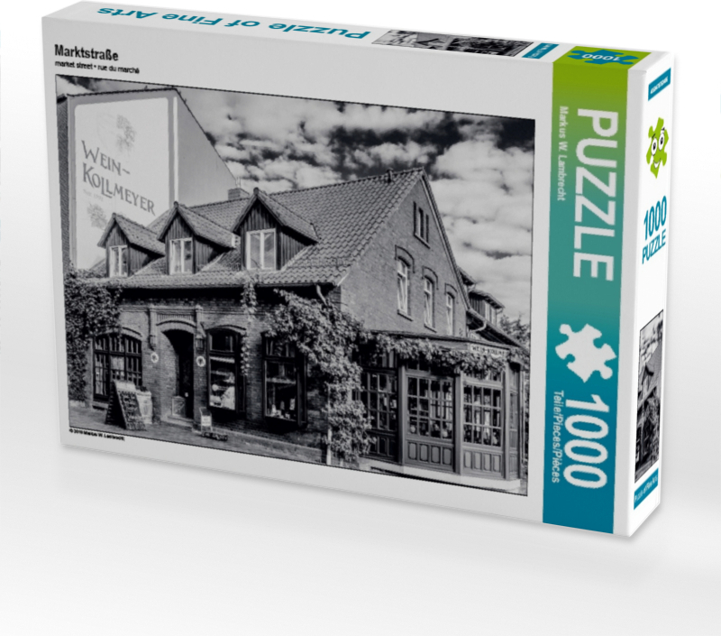 Calvendo Marktstraße 1000 Teile Puzzle quer 640x480mm, W. Lambrecht Markus; 7462806