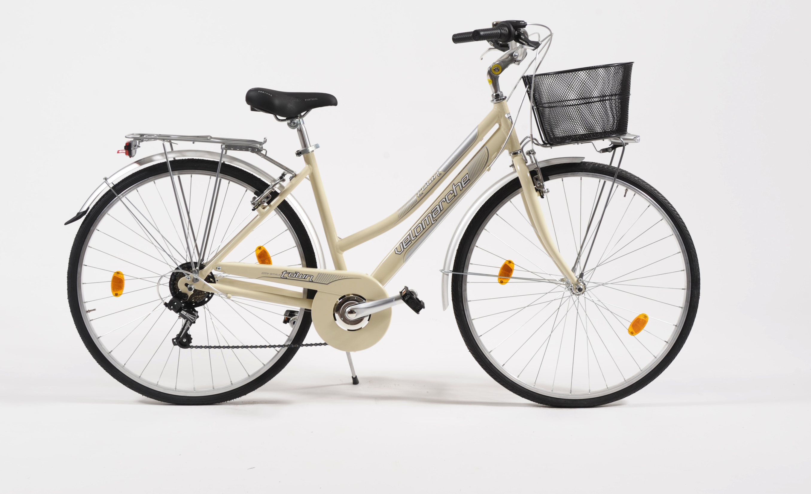 95 VELOmarche Citybike 28 Zoll TOWN 18-Gang Kettenschaltung VM 655A L BC