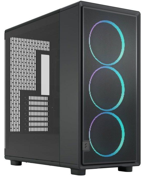 PC Gehäuse Fractal Design Epoch XL Black TG RGB Light Tint, E-ATX, 3x 140mm Lüfter, bis zu 425mm GPU FDCEPO1X04