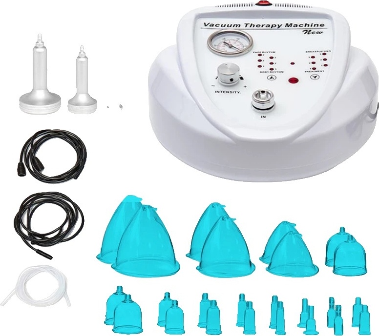 OEM Vakuumtherapiegerät, 24-teiliges Set, größte Bechergröße 16 cm, ABS-Material, Körperformungsfunktion, Spannung 110V 220V 2789