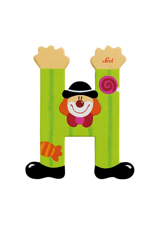 Trudi Holzbuchstaben Clown : Buchstabe H Buchstaben Sortierung: Buchstabe H 81737