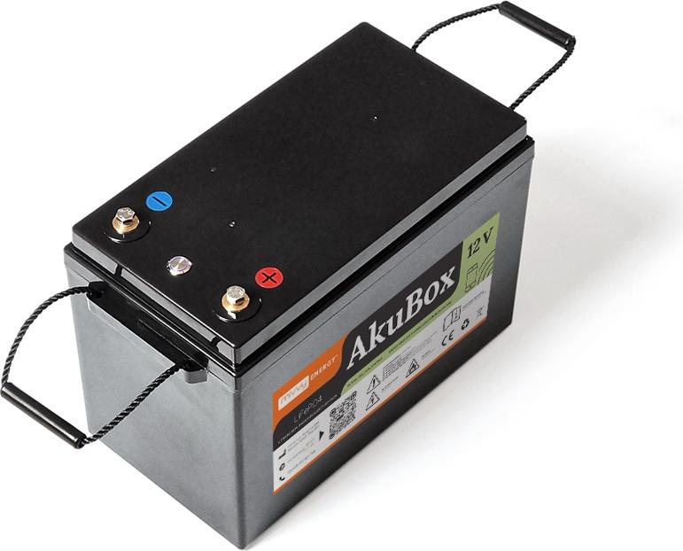 AkuBox LiFePO4 345 Ah, 12,8 V, 4,41 kWh - s vyhrievaním