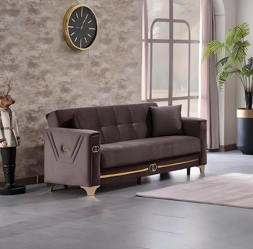 Sofa Dreisitzer Couch Luxus Polstermöbel Sofas 3 Sitzer Wohnzimmer Design Möbel