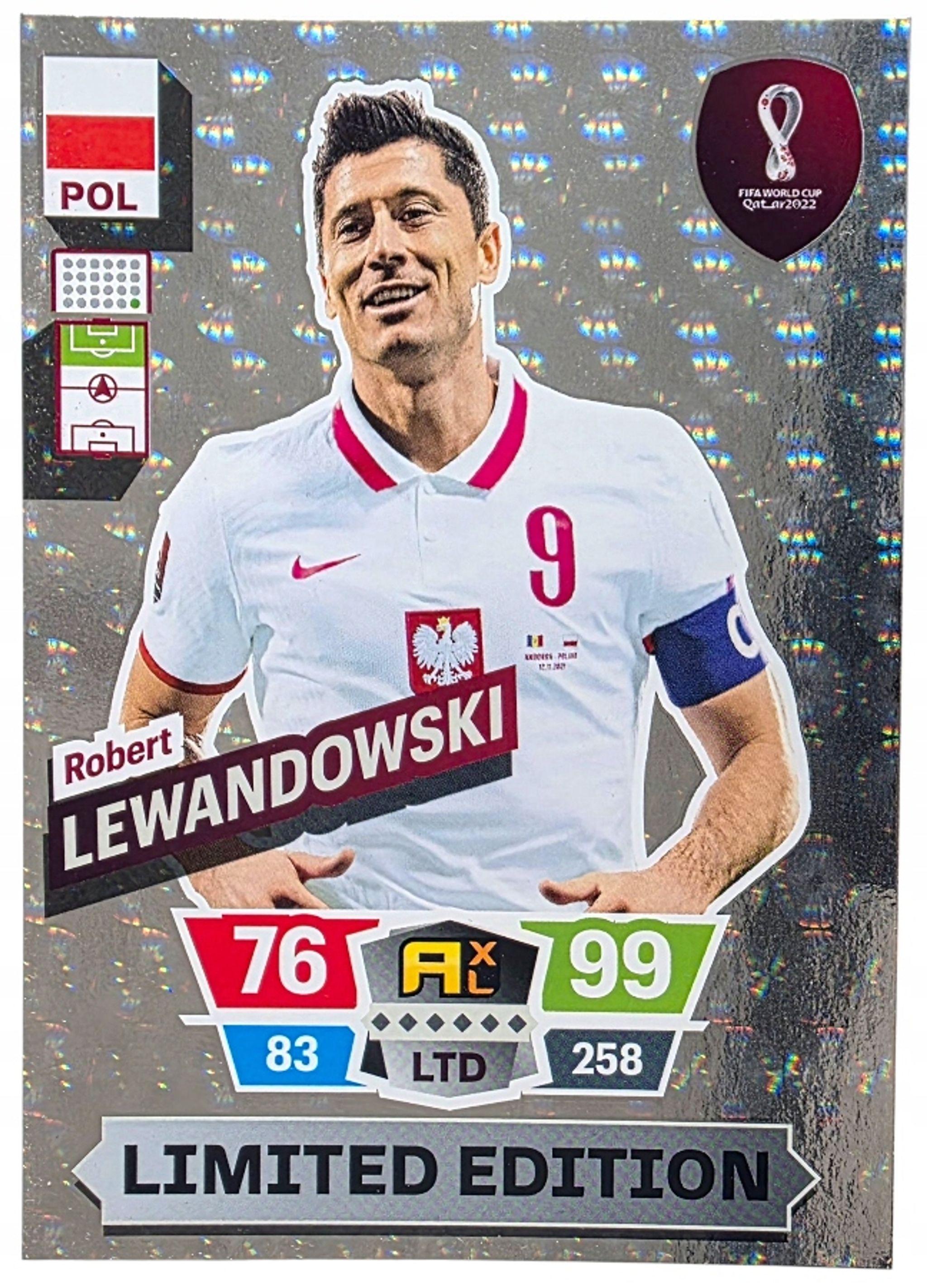 Hasbro PANINI WORLD CUP XXL 10x14 Football Cards – Lewandowski