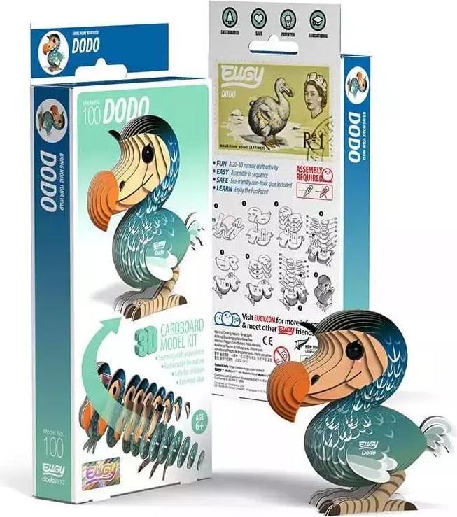 Eugy 3D Puzzle Dodo - umweltfreundliches Kartonspielzeug 5313925