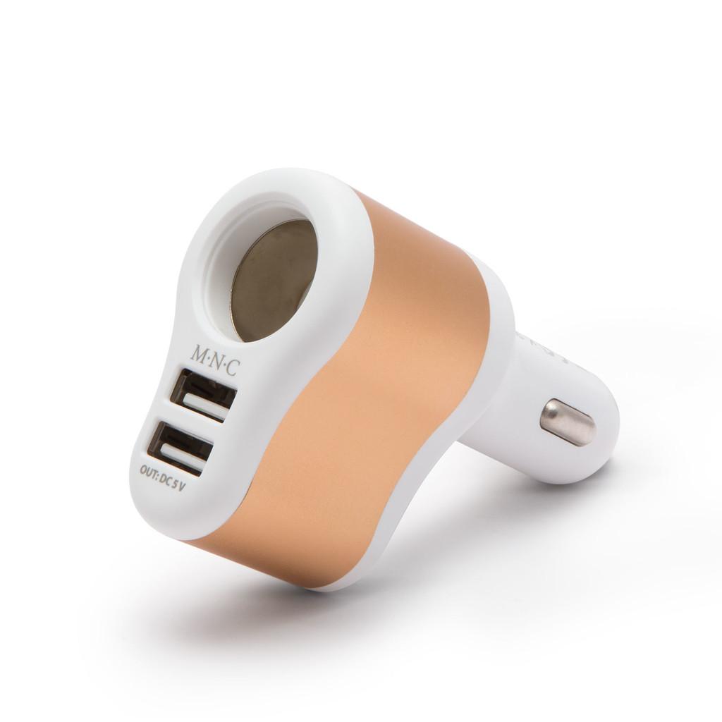Rozbočovač do Autozapaľovača s 2x USB (2.1A + 1.0A)