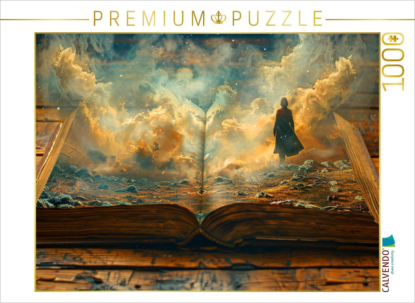 CALVENDO Puzzle Rauchschwaden des Wissens | 1000 Teile Lege-Größe 64x48cm Foto-Puzzle für glückliche Stunden