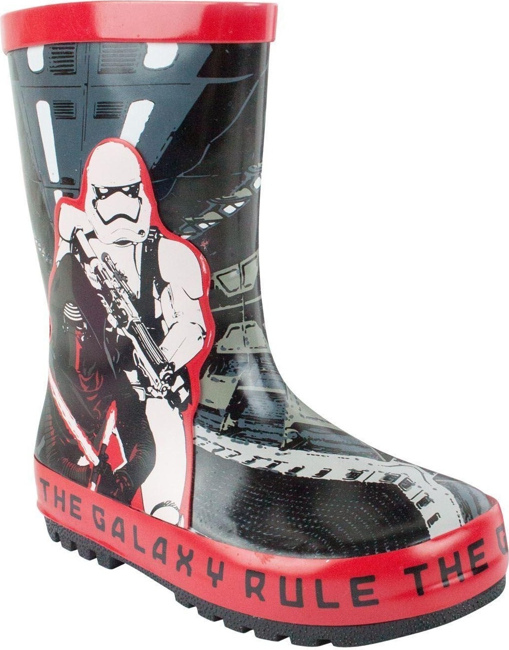 Star Wars - Chlapčenské gumáky "Rule The Galaxy" NS7221 (25 EU) (Black/Red)