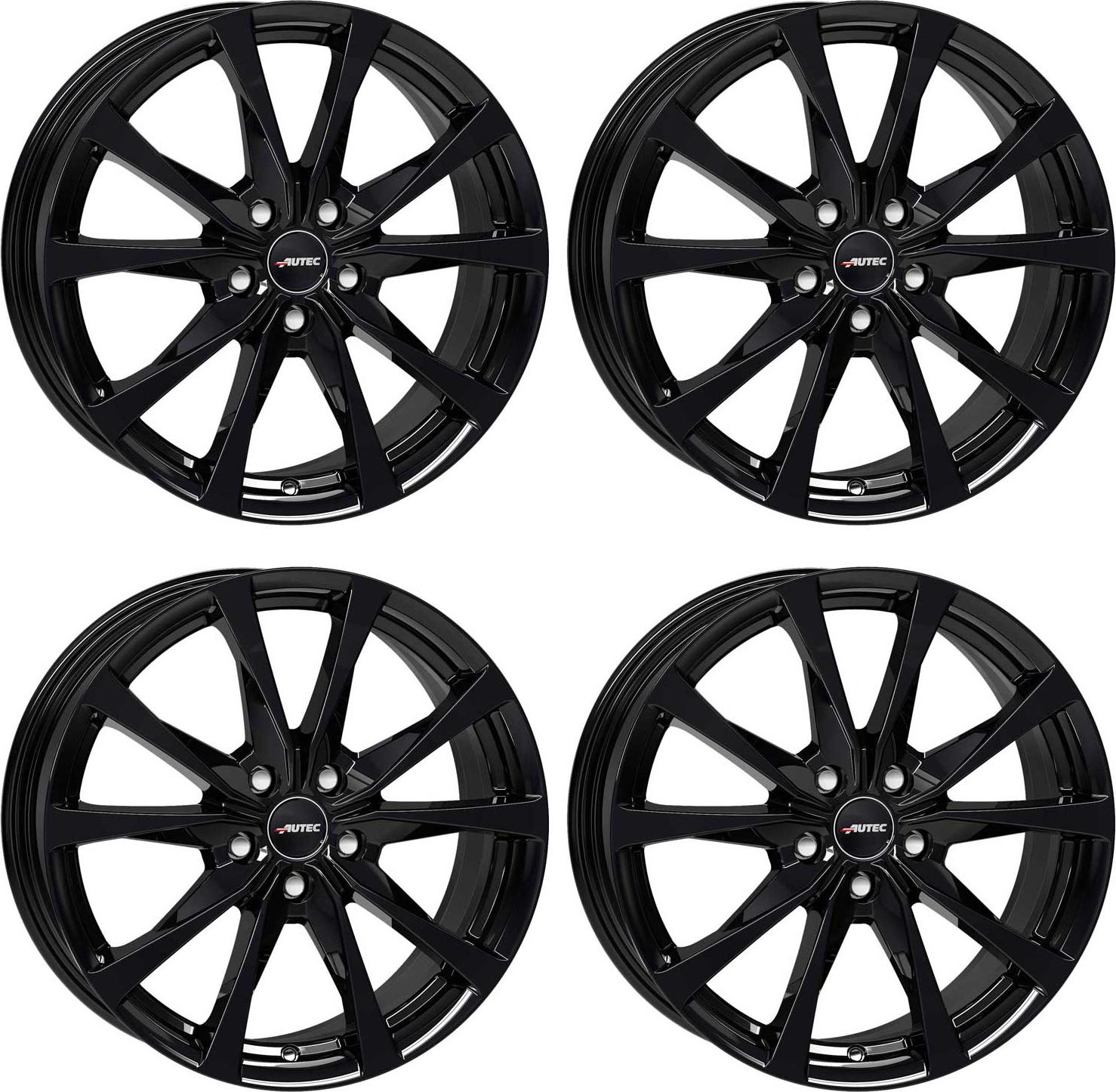 4 Autec Brixen Felgen 6,5x16 5x114,3 SW für Nissan Juke Townstar Leaf Aluräder5x114,3 SW für Nissan Juke Townstar Leaf Aluräder 4-BX6516325094533