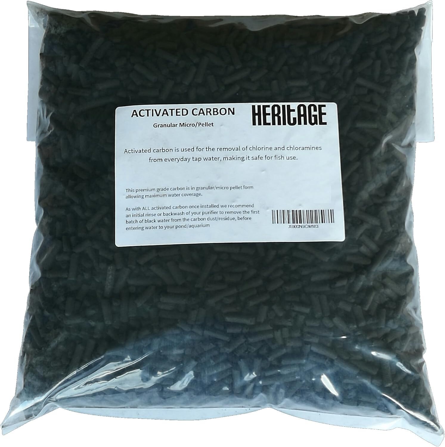 Aktivkohle-Granulat 1 Kg Für Aquarien & Teiche – Entfernt Chlor, Gerüche & Schadstoffe – Aus Kokosnussschale