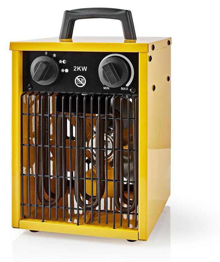 etc-shop Industrie Heizlüfter, 2 Stufen + Kaltstufe, 1000/2000 W, H 31 cm 116711