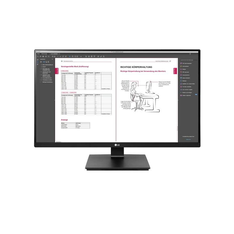 LG 27BN65QP-B - LED monitor - 68,6 cm (27") - 2560 x 1440 QHD @ 75 Hz