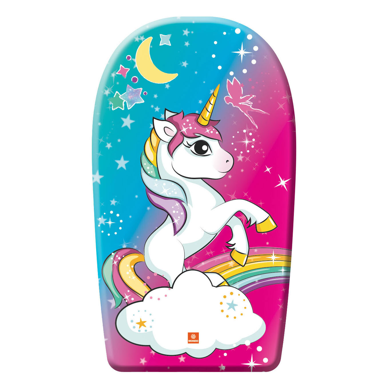 Mondo Bodyboard Einhorn 84 cm - buntes Strandspielzeug für