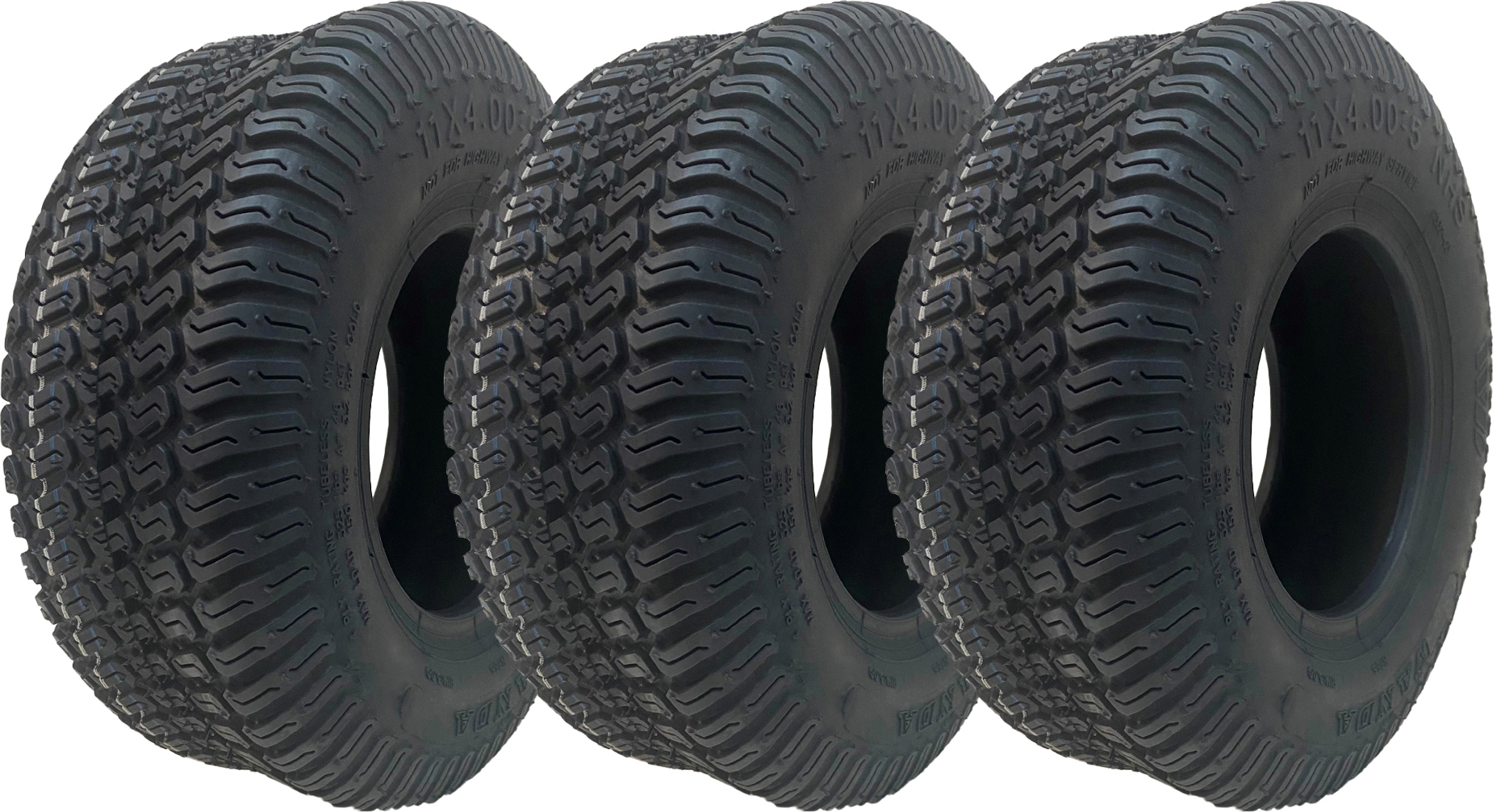 pneumatiky 11x4.00-5 pre kosačky na trávu Multi Turf 4ply bezdušové Wanda P332 (sada 3 ks)