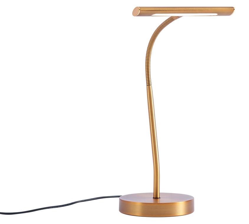 QAZQA Art Deco Bronze Tischlampe inkl LED Tableau 92214