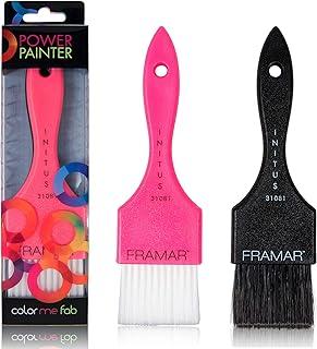 FRAMAR Haarfärbepinsel Set - Haarfärbepinsel Friseur Bürste, Pinsel Haare Färben, Haarfärbeset, Haare Färben Zubehör, Haarfarbe Pinsel, Haarfarbe Strähnchen Set, Färbepinsel Haare - 2er-Packung